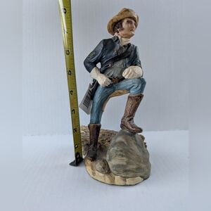 Muse Soldier Sculpture - Brown and Blue